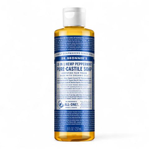Dr Bronner's Liquid Soap Peppermint 237mL