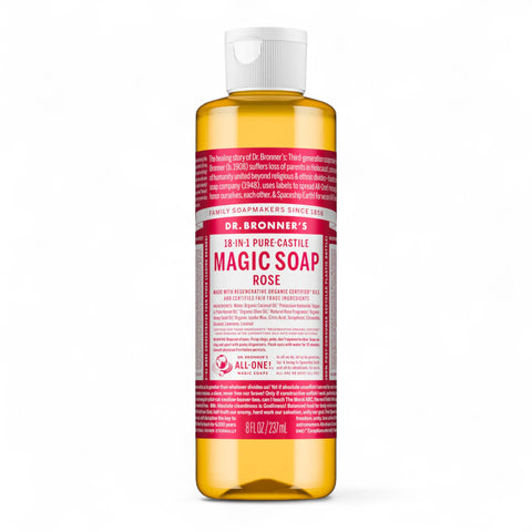 Dr Bronner's Soap-Hemp Rose 237ml