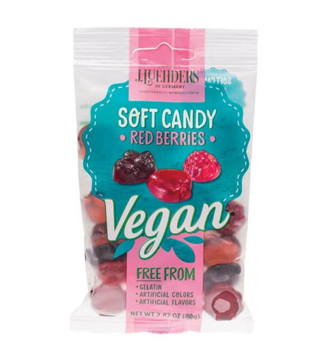 J. Luehders Vegan Candy Red Berries 80g