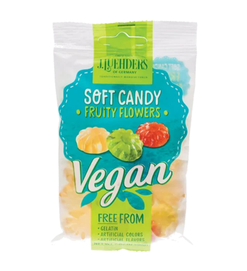 J. Luehders Vegan Candy Fruity Flowers 80g
