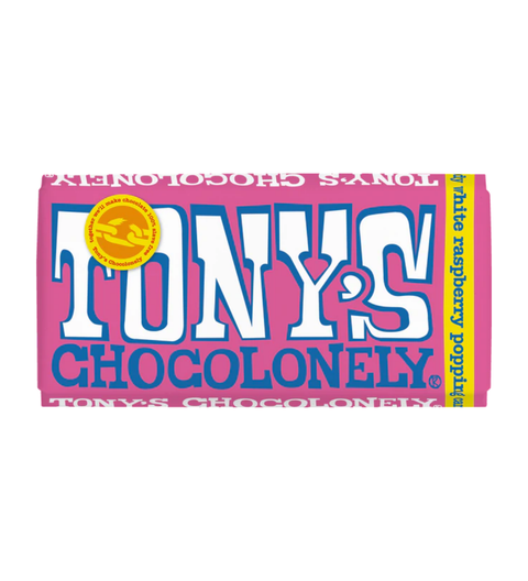 Tony's Chocolonely White Raspberry Popping Candy 180g