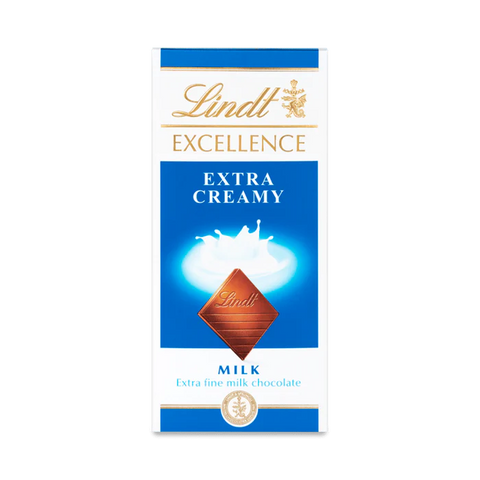 Lindt Excellence Extra Creamy Milk Chocolate 100g