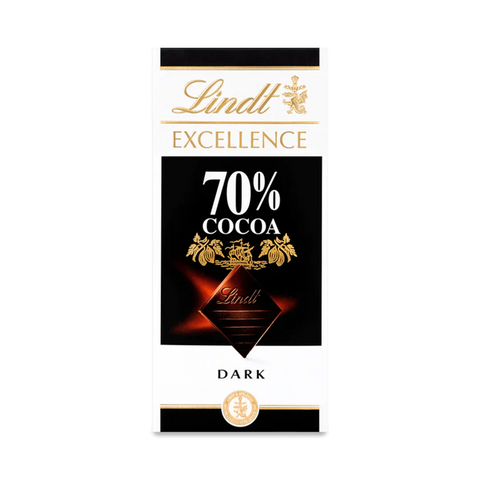 Lindt Excellence Dark Chocolate 70% Cocoa Block 100g