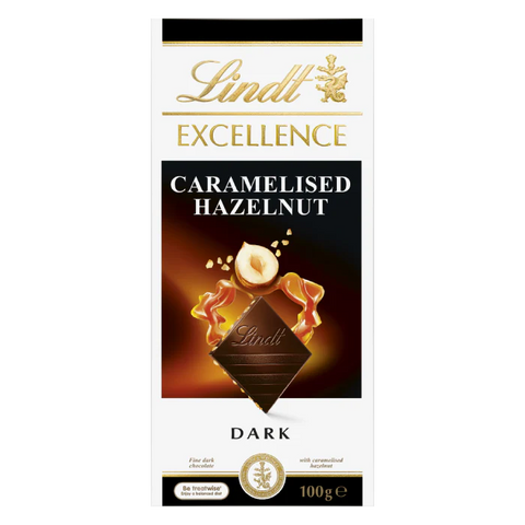 Lindt Excellence Caramelised Hazelnut 100g