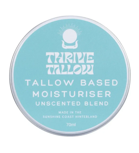 Thrive Tallow- Tallow Based Moisturiser Unscented 70ml