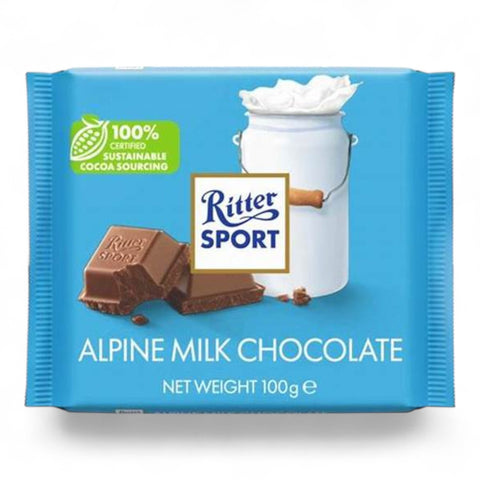 Ritter Sport Alpine Milk Chocolate 100g