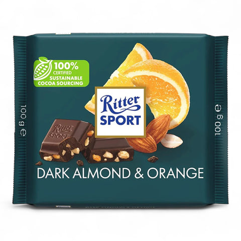 Ritter Sport Dark Almond & Orange 100g