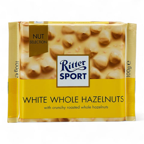 Ritter Sport White Whole Hazelnuts 100g