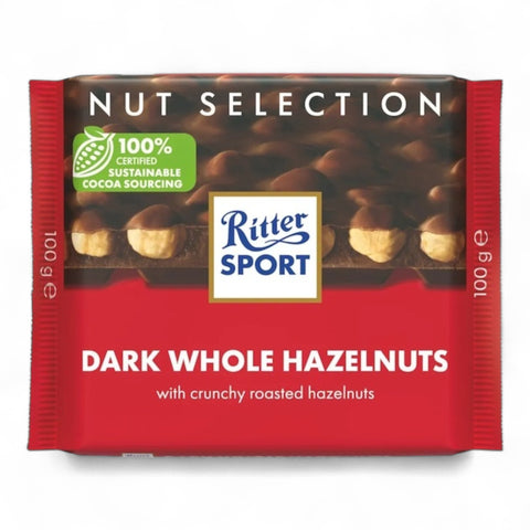 Ritter Sport Dark Whole Hazelnuts 100g