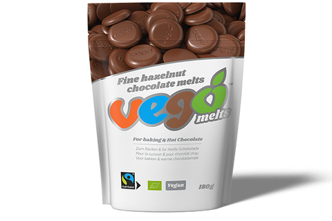 Vego Chocolate Melts Fine Hazelnut 180g