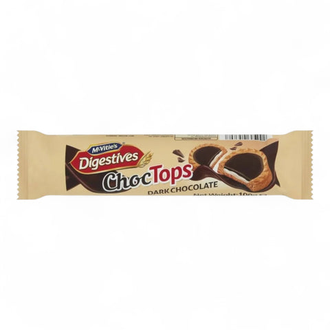 Mcvities Biscuits Dark Chocolate Top 100g