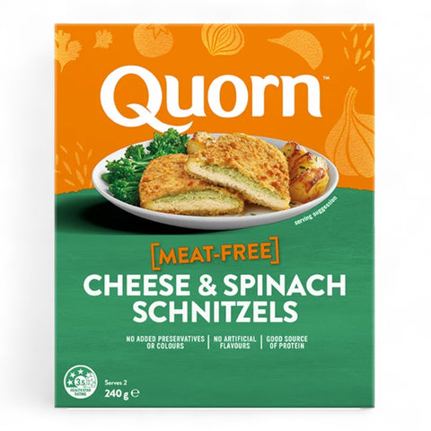 Quorn Cheese & Spinach Schnitzels (2 Pack)