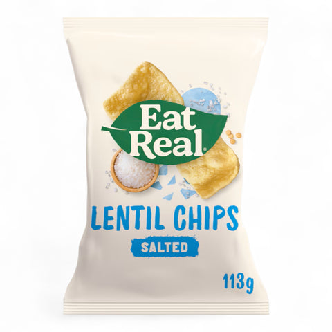 Eat Real Lentil Chips Sea Salt 113g