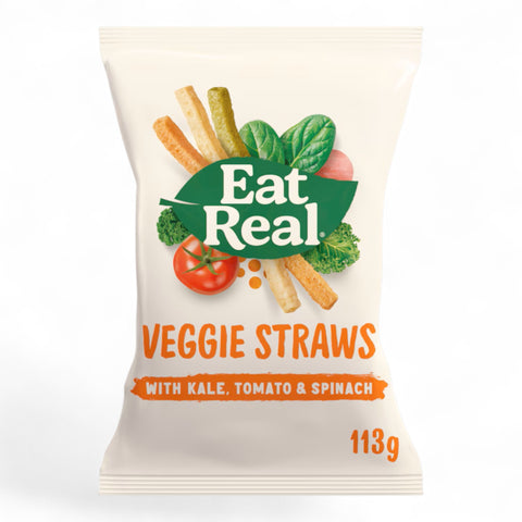 Eat Real Veggie Straws Kale Tomato Spinach 113g