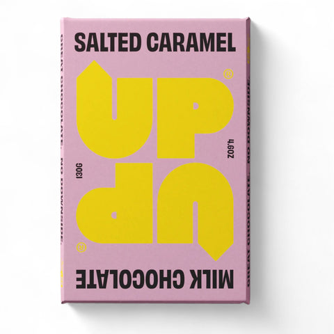 UP-UP Salted Caramel Milk Chocolate Bar 130g