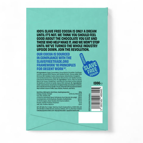 UP-UP Chocolate Wild Mint Dark Chocolate Bar 130g