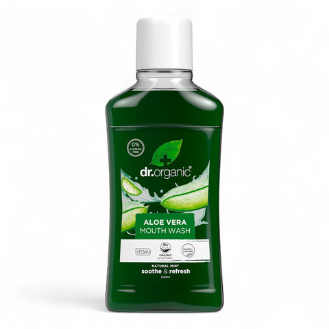 Dr. Organic Mouthwash Organic Aloe Vera 500mL