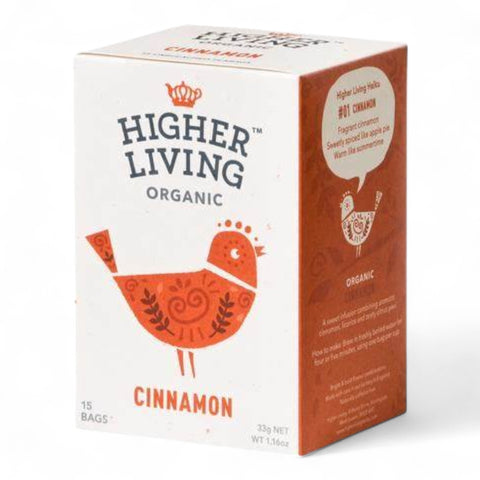 Higher Living Organic Tea Cinnamon 33g (15 Pack)