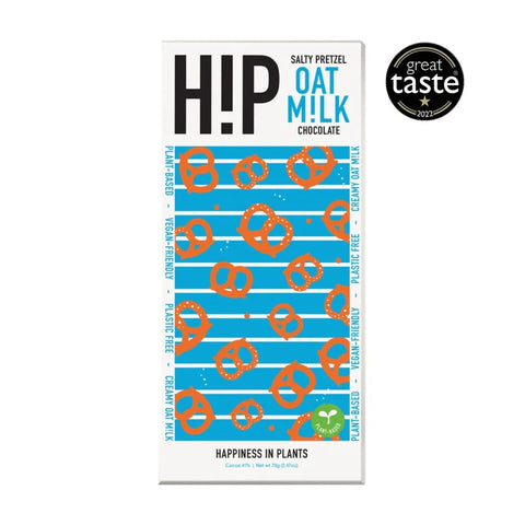 HiP Chocolate Salty Pretzels Oat Milk Chocolate (70g)