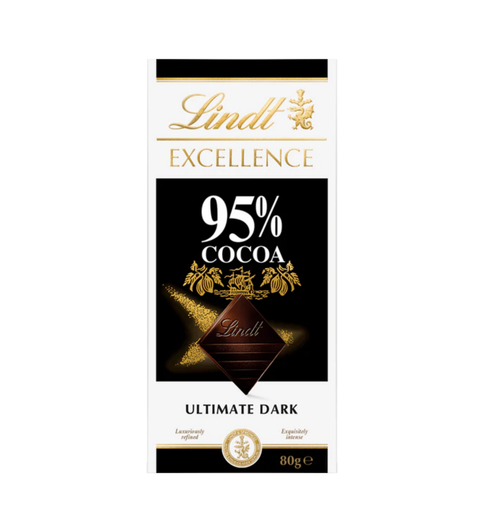 Lindt Excellence 95% Cocoa Block 80g
