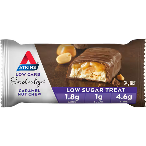 Atkins Low Carb Endulge Caramel Nut Chew 34g