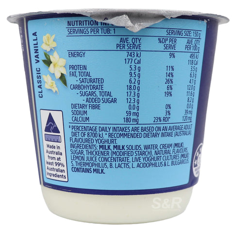 Dairy Framers Yogurt Think & Creamy Vanilla 150g