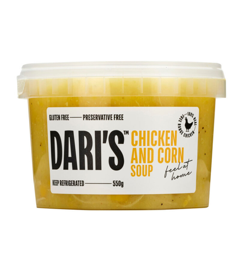 Dari's Chicken & Corn Soup 550g