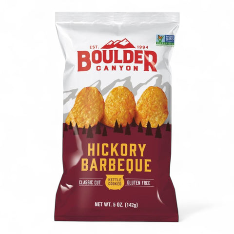 Boulder Canyon Kettle Potato Chips Hickory BBQ 142g