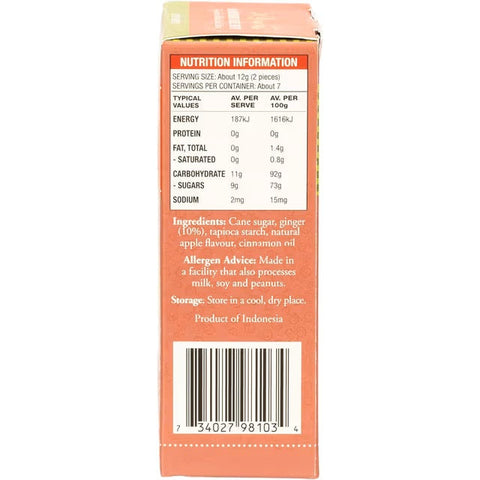 The Ginger People Ginger Candy Chewy Spicy Apple 84g