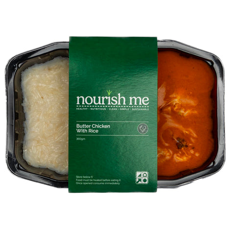 Nourish Me Butter Chicken With Rice 360g