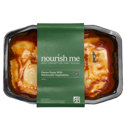 Nourish Me Penne Pasta With Ratatouille Vegetables 360g