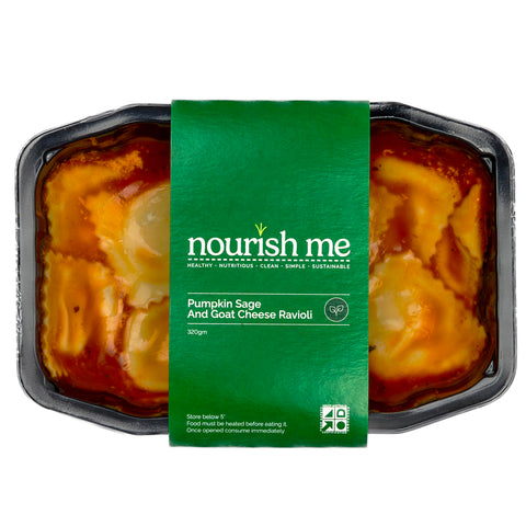 Nourish Me Pumpkin Sage & Goat Cheese Ravioli 320g