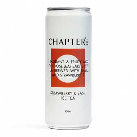 Chapter Tea Strawberry & Basil 330mL