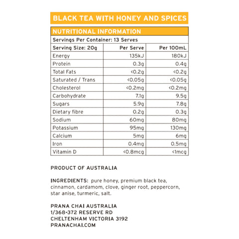 Prana Chai Turmeric Blend 100g