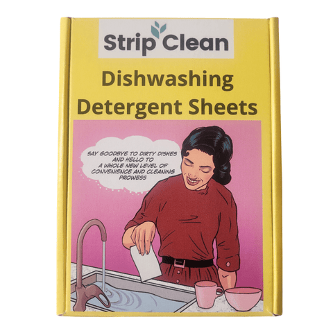 Strip Clean Dishwashing Sheets (60 Sheets)