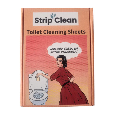 Strip Clean Toilet Cleaning Lemon Scent (60 Sheets)