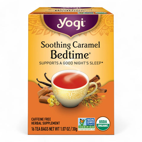 Yogi Tea Herbal Tea Bags Soothing Caramel Bedtime 16pk