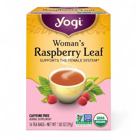 Yogi Tea Herbal Tea Bags Woman's Raspberry Leaf 16pk