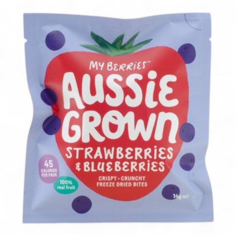 My Berries Freeze Dried Strawberries & Blueberries 14g