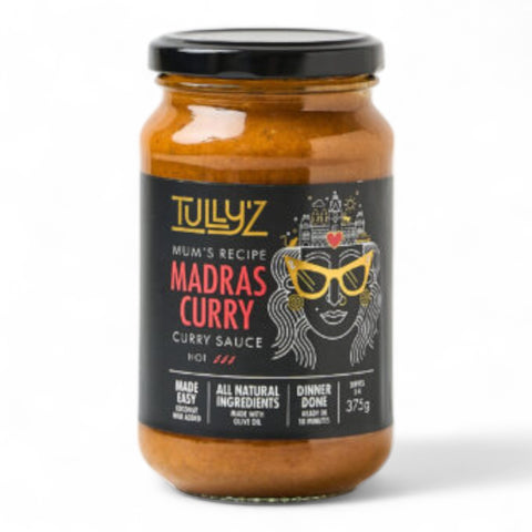 Tullyz Madras Curry 375g