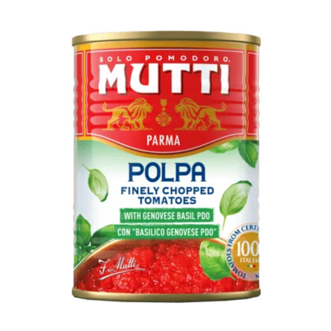 Mutti Polpa With Basil 790g
