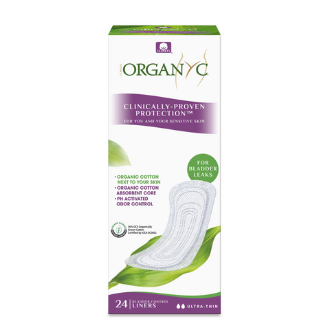 Organyc Panty Liners With Organic Cotton Folded (24 Pack)