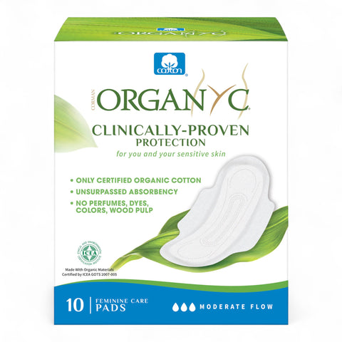 Organyc Oyc Ultra Thin Pads Mod10pk