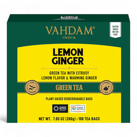 Vadham Lemon Ginger Green Tea |15 tea bags (117gms)