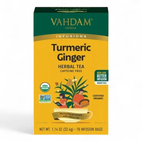 Vahdam Turmeric Ginger 18tb