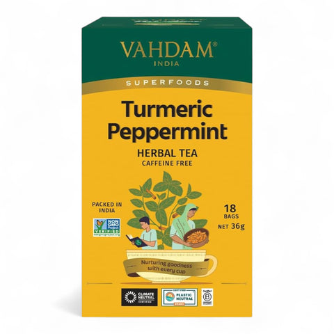 Vahdam Turmeric Peppermint 18tb