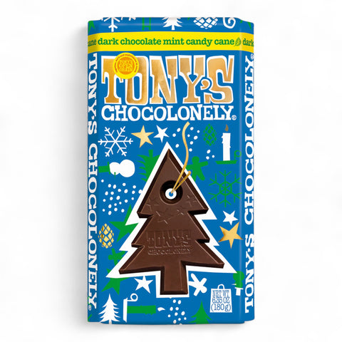 Tony's Chocolonely Dark Candy Cane Bar 180g