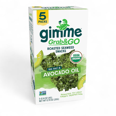 Gimme Seaweed Snk Sea Salt & Avo Oil 5 x 4g