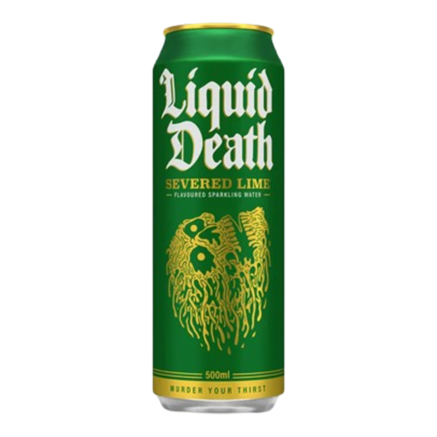 Liquid Death Sparkling Water Lime 500mL