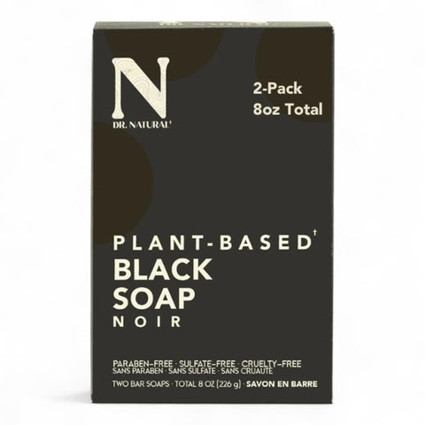 Dr Natural Bar Soap Black Bar